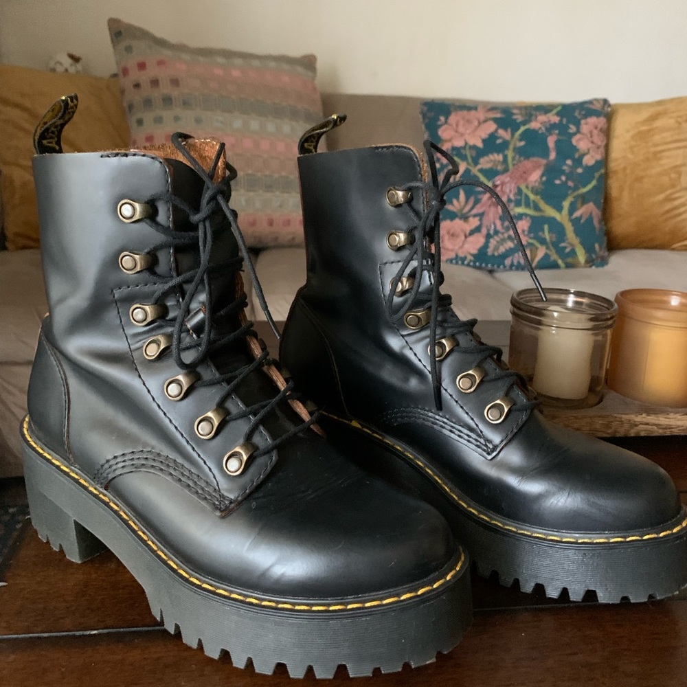 JADON SMOOTH LEATHER PLATFORM BOOTS